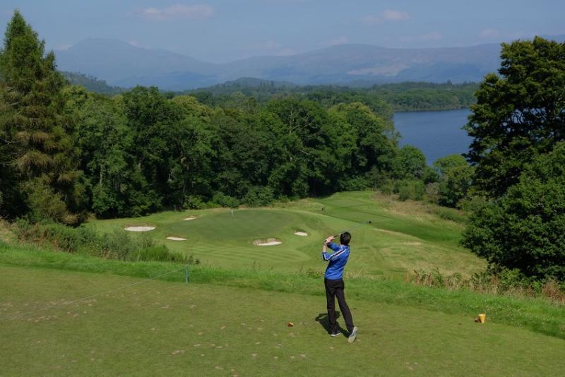 Cameron House On Loch Lomond Alexandria Luaran gambar Golf course at the resort